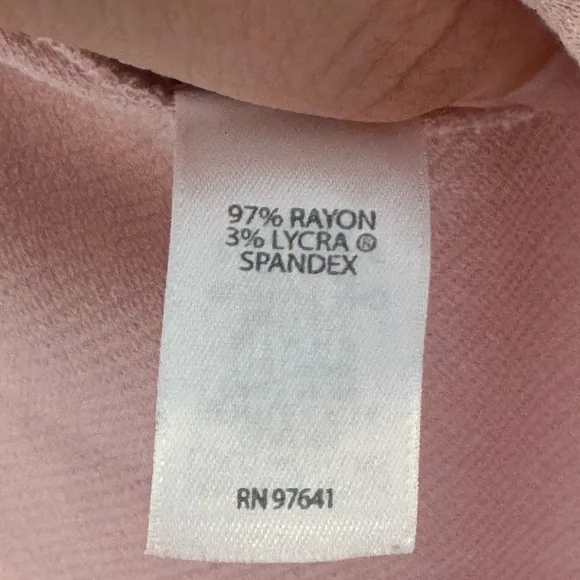 J. Jill Pink Ribbed Open Cardigan - Picture 4 of 4